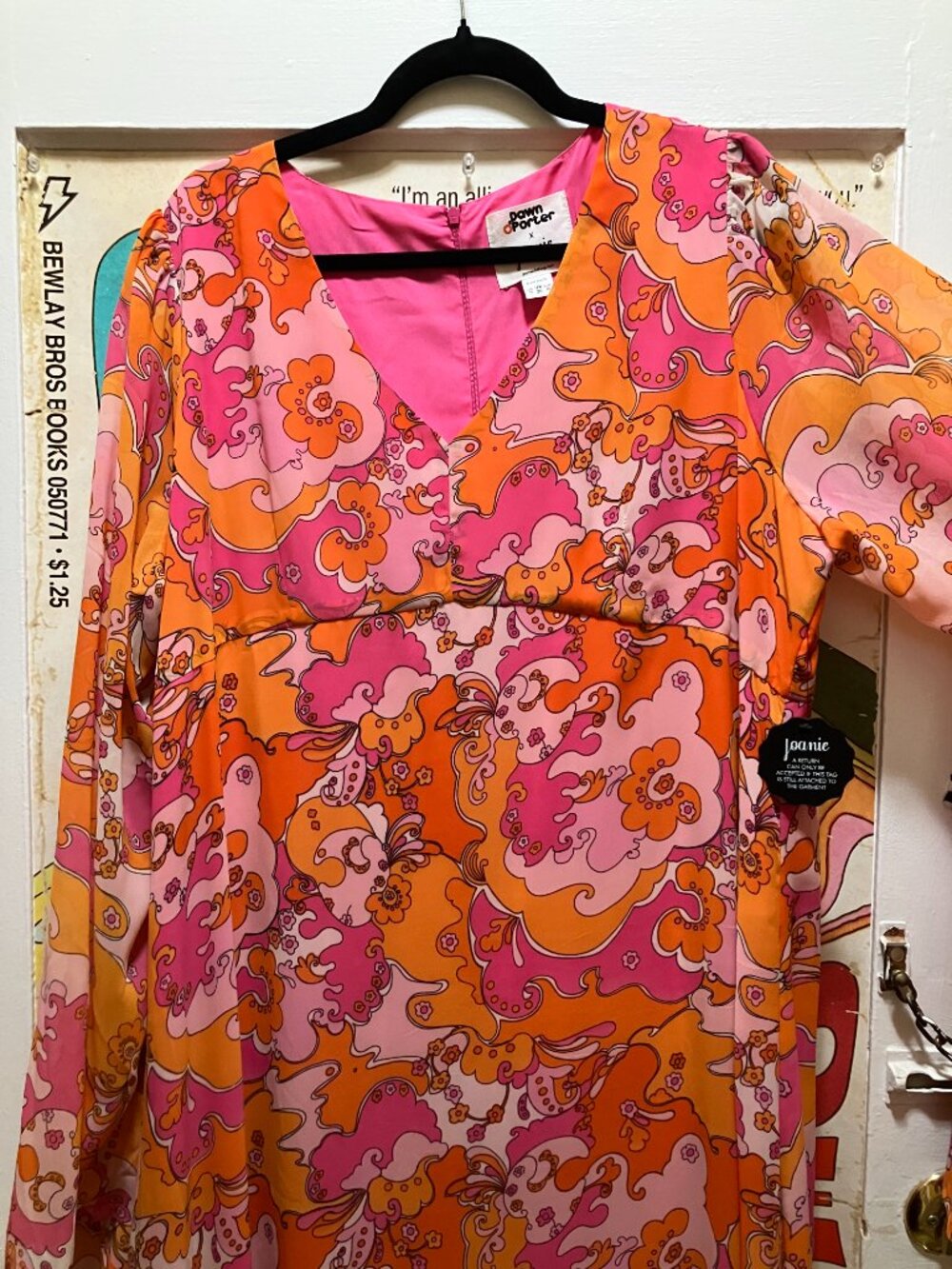 NWT Joanie Clothing x Dawn O'Porter Piña Colada Floral Maxi Dress! UK20/US16! - Picture 4 of 14